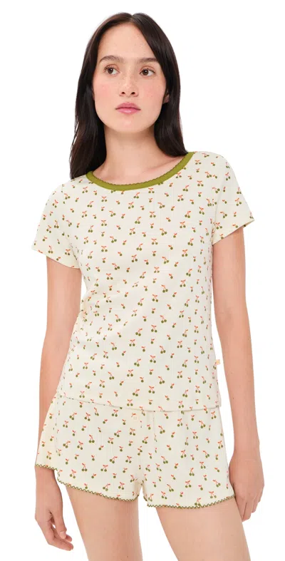 Cozyland By Morgan Lane Baby Jean Tee Fig Print