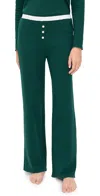Cozyland By Morgan Lane Ellie Pants Evergreen Pointelle In Green