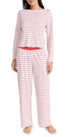 Cozyland By Morgan Lane Ellie Pj Set Blush M In Blush