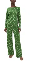 Cozyland By Morgan Lane Ellie Pj Set Kiwi In Green
