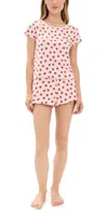 Cozyland By Morgan Lane Suzie Pj Set Juicy Tomatoes In Juicy Tomatoes