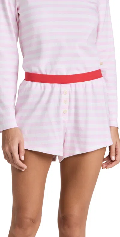 Cozyland By Morgan Lane Tate Shorts Candy Cane Xl