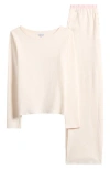 Cozyland Ellie Pima Cotton Pointelle Pajamas In Pink