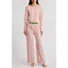 Cozyland Ellie Tomatoes Pima Cotton Pajamas In Multi