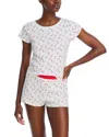 Cozyland Suzie Pajama Set In Cherry Pie