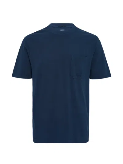C.p. Company C. P. Company Short Sleeve Crewneck Pocket T-shirt In Blue