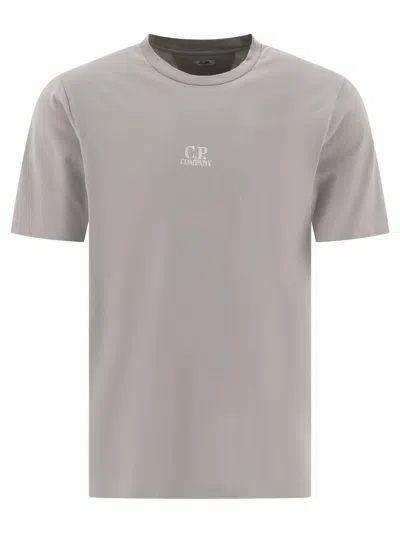 C.p. Company 24/1 Jersey Artisanal Three Cards T-shirt In Grey
