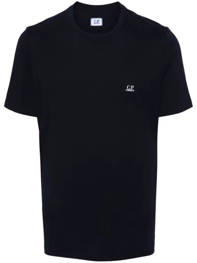 C.p. Company 30/1 Goggles-print Cotton T-shirt In Black