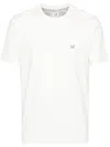C.p. Company Short-sleeved T-shirt With Print In White