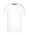 C.p. Company Short-sleeved T-shirt With Print In White