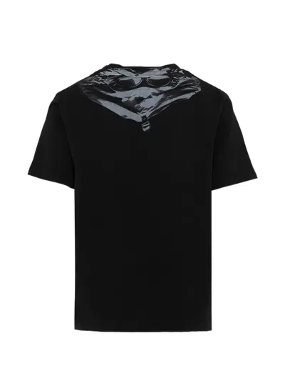 C.p. Company Kids' 30/1 Goggles-print T-shirt In Black