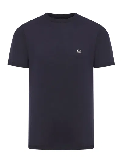 C.p. Company 30/1 Jersey Back Goggle T-shirt In Total Eclipse