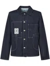 C.p. Company C.p.company Cotton Denim Jacket In Blue