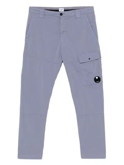 C.p. Company 50 Fili Cargo Pants In Purple