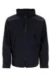 C.p. Company Giubbino In Misto Cotone Blu Notte Uomo