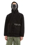 C.p. Company 50 Fili Gum Mixed Outerwear-medium Jacket In Black