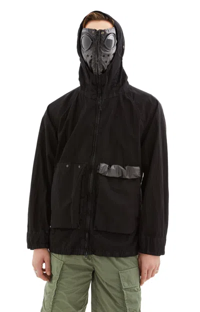 C.p. Company 50 Fili Gum Mixed Outerwear-medium Jacket In Black