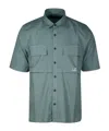C.p. Company A Short Sleeved Shirt In Green