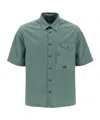 C.p. Company A Short Sleeved Shirt In Green