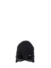 C.p. Company Accessories Knit Cap In Extrafine Merino Wool In Black