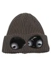 C.p. Company Accessories Knit Cap In Extrafine Merino Wool In Gray