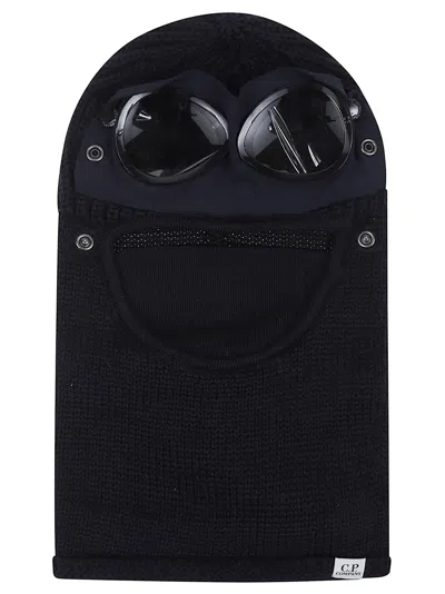 C.p. Company Accessories Ski Mask In Extrafine Merino Wool In Black