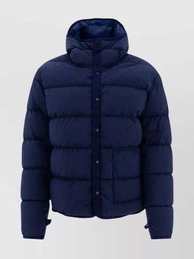 C.p. Company Adjustable Straps Nylon Padded Jacket In Blue