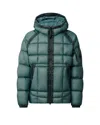C.p. Company Translucent Lightweight Down Jacket With Adjustable Hood In Blue