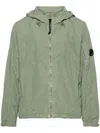 C.p. Company Reversible Hooded Jacket In Green