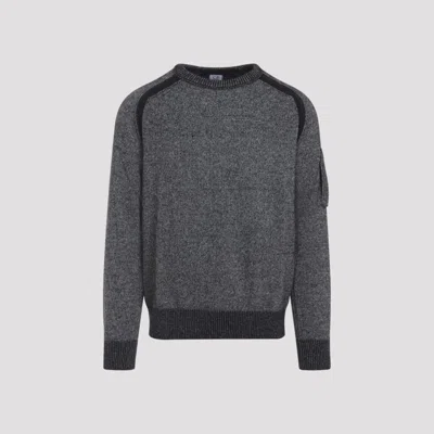 C.P. COMPANY ANTHRACITE CREW NECK SWEATER