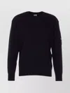 C.p. Company C.p.company Long Sleeve Crew-neck Sweater In Blue