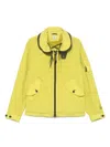 C.p. Company Avocado Green Jacket With Lapel Collar