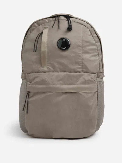 C.p. Company B Lens Nylon Backpack In Brown