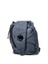 C.p. Company Nylon Backpack With Adjustable Shoulder Straps In 872 Stormy Weather
