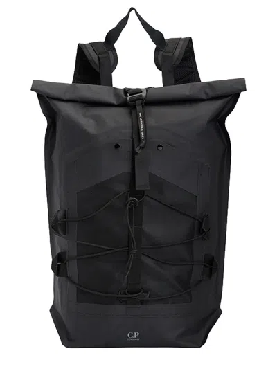 C.p. Company Backpack With Logo In Black