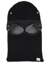 C.p. Company Men Balaclava With Eyeglass In Black