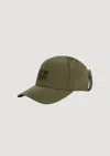 C.p. Company Baseball Cap Chrome In Green