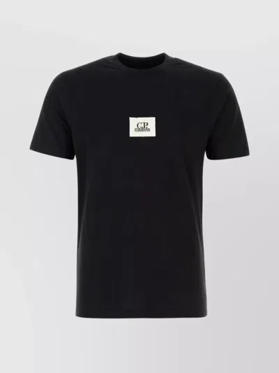 C.p. Company Basic Crew Neck T-shirt With Short Sleeves In Black