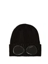C.p. Company Beanie Hat In Black