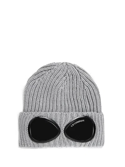 C.p. Company Beanie Hat In Gray