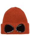 C.p. Company Goggles Beanie Hat In Orange