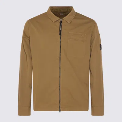C.P. COMPANY BEIGE COTTON SHIRT