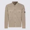 C.p. Company Arm Patch Chest Pockets Long Sleeves In Neutral