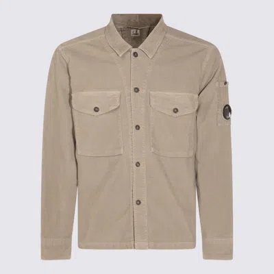 C.P. COMPANY BEIGE COTTON SHIRT