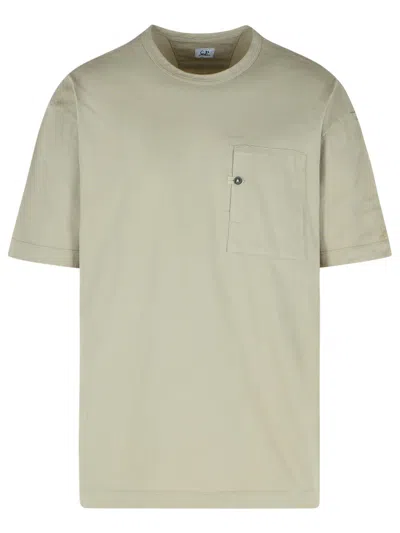 C.P. COMPANY C.P. COMPANY BEIGE COTTON T SHIRT
