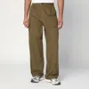 C.p. Company Cotton Rip Stop Loose Pants In Green