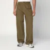 C.p. Company Cotton Rip Stop Loose Pants In Green