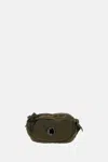 C.p. Company Functional Nylon Belt Bag With Prominent Logo In Green