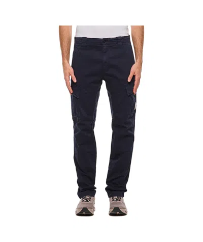 C.p. Company Belt-loop Casual Pants In Black