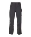 C.p. Company Stretch Sateen Loose Chino Pants Trousers Black In Dark Gray
